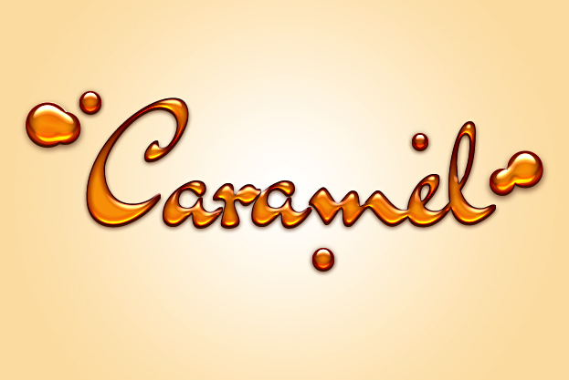 How to Create Creamy Caramel Text Effect in Photoshop