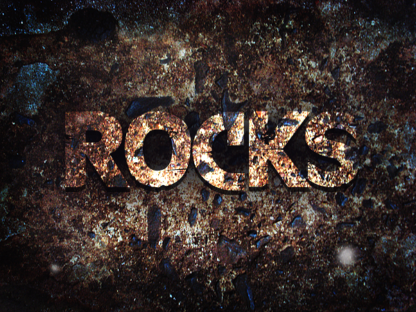 Create a Strong Grunge Stone Text Effect in Photoshop