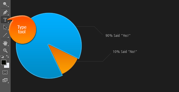 How to Create a Colorful Pie Chart Design in Photoshop